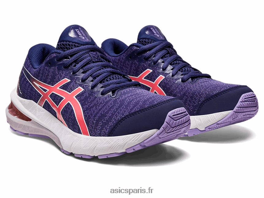 enfants Asics gt-2000 11 école primaire BXL8B24337 bleu indigo/papaye