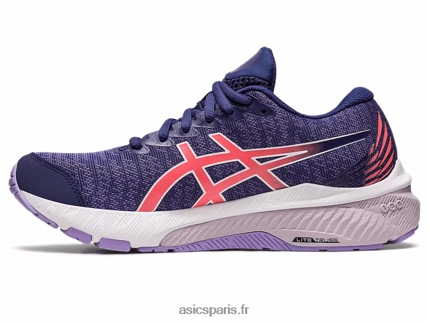 enfants Asics gt-2000 11 école primaire BXL8B24337 bleu indigo/papaye