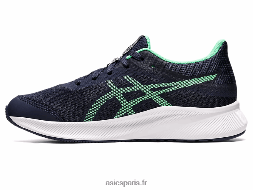 enfants Asics patriot 13 école primaire BXL8B24439 minuit/nouvelle feuille