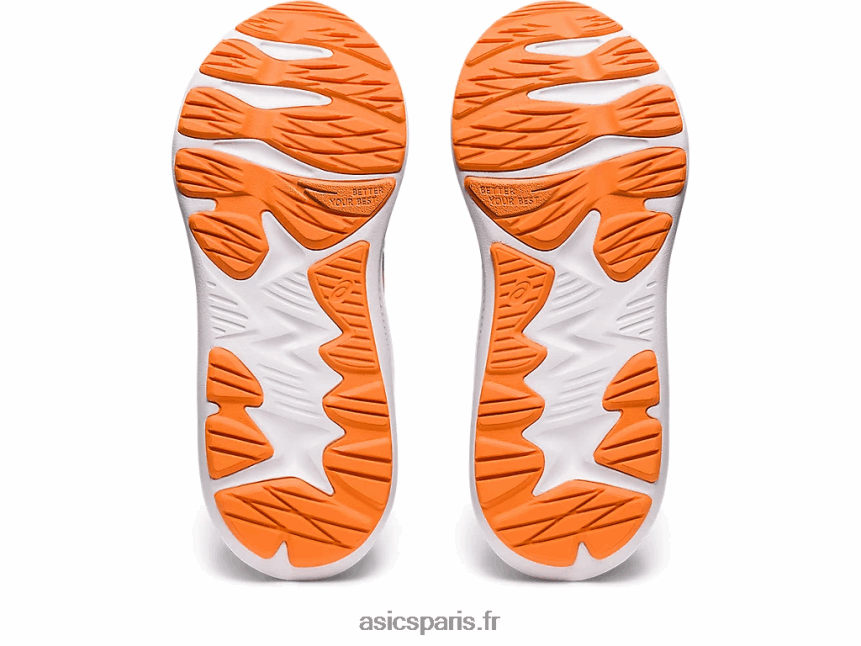 enfants Asics secousse 4 préscolaire BXL8B24261 bleu des îles/pêche soleil