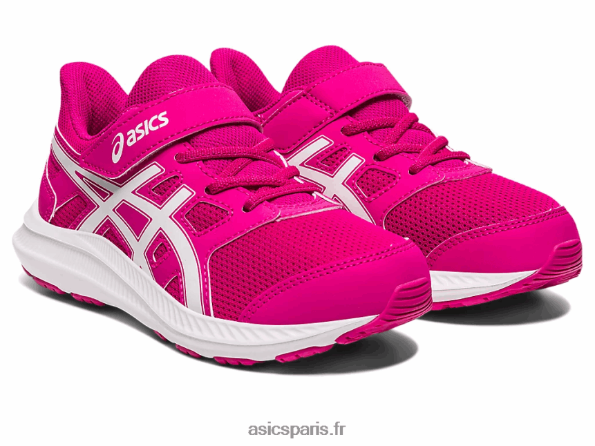 enfants Asics secousse 4 préscolaire BXL8B24264 rose rave/blanc