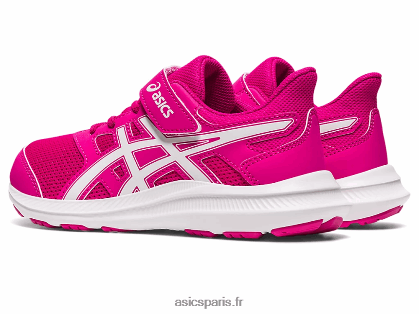 enfants Asics secousse 4 préscolaire BXL8B24264 rose rave/blanc