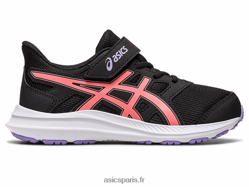 enfants Asics secousse 4 préscolaire BXL8B24274 noir/papaye