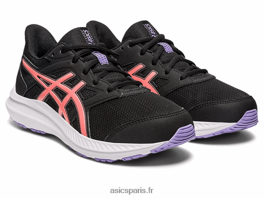 enfants Asics secousse 4e année scolaire BXL8B24251 noir/papaye