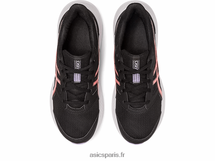enfants Asics secousse 4e année scolaire BXL8B24251 noir/papaye