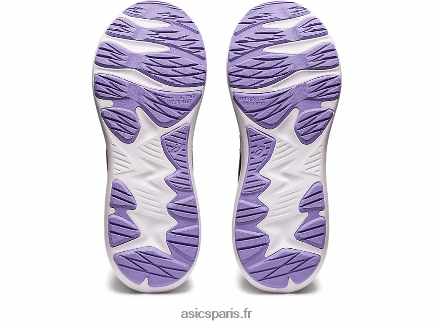 enfants Asics secousse 4e année scolaire BXL8B24251 noir/papaye