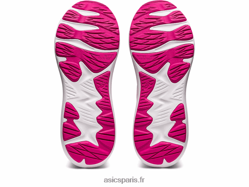 enfants Asics secousse 4e année scolaire BXL8B24265 rose rave/blanc