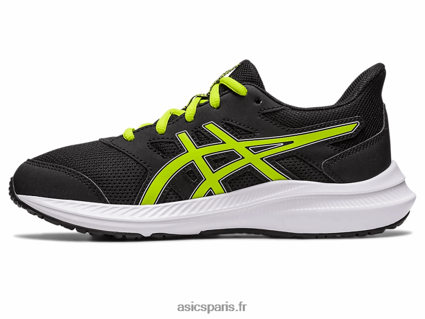 enfants Asics secousse 4e année scolaire BXL8B24268 noir/zeste de citron vert