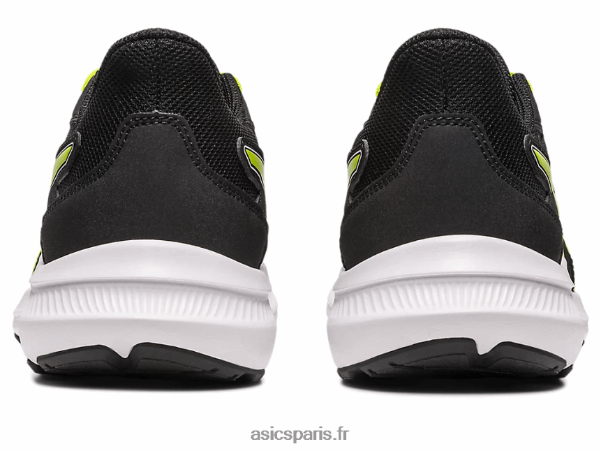 enfants Asics secousse 4e année scolaire BXL8B24268 noir/zeste de citron vert