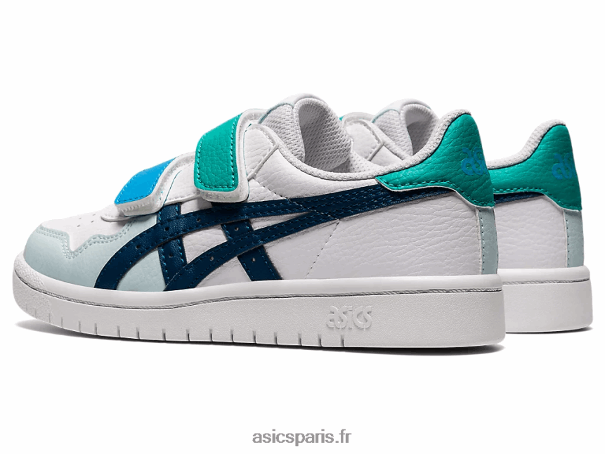 enfants Asics école maternelle au japon BXL8B24540 blanc/bleu mako