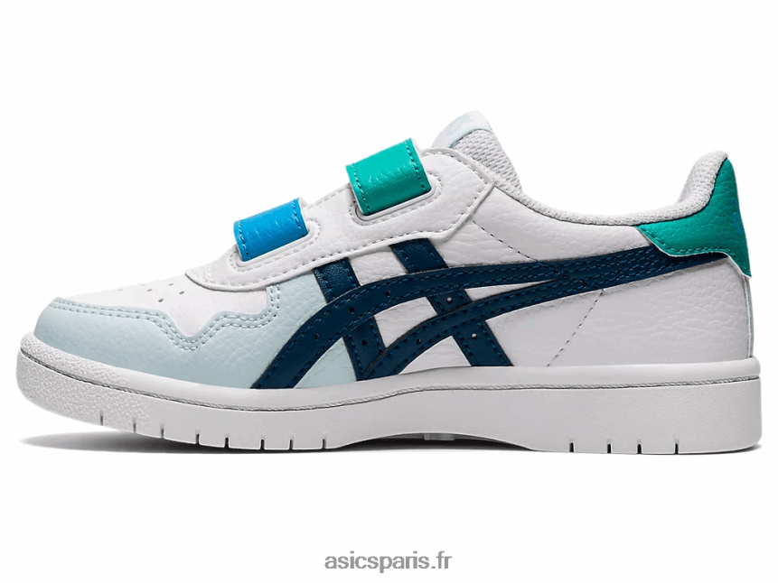 enfants Asics école maternelle au japon BXL8B24540 blanc/bleu mako