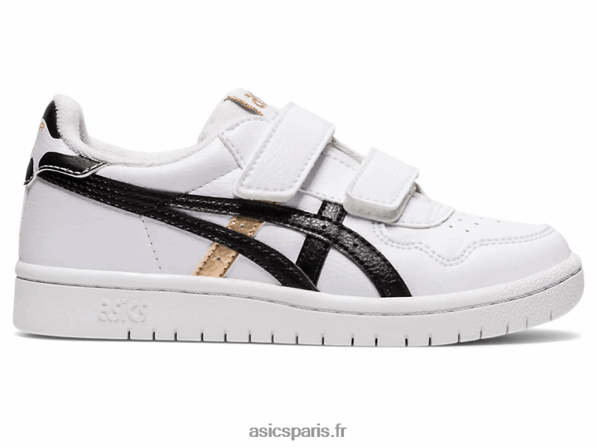 enfants Asics école maternelle au japon BXL8B24543 blanc noir