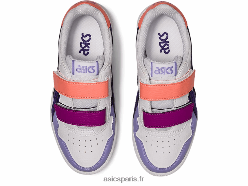 enfants Asics école maternelle au japon BXL8B24544 blanc/gentry violet