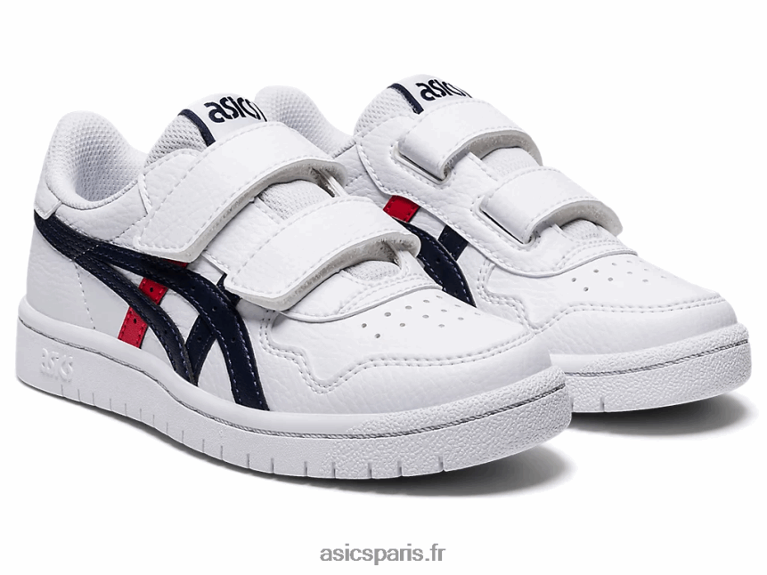 enfants Asics école maternelle au japon BXL8B24559 blanc/rouge classique