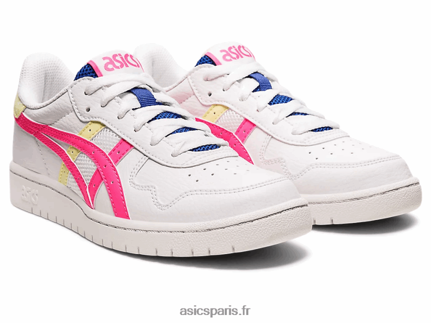 enfants Asics école primaire du japon BXL8B24415 blanc/rose vif
