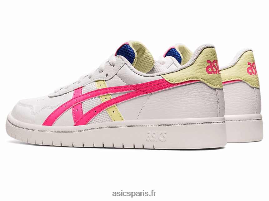 enfants Asics école primaire du japon BXL8B24415 blanc/rose vif