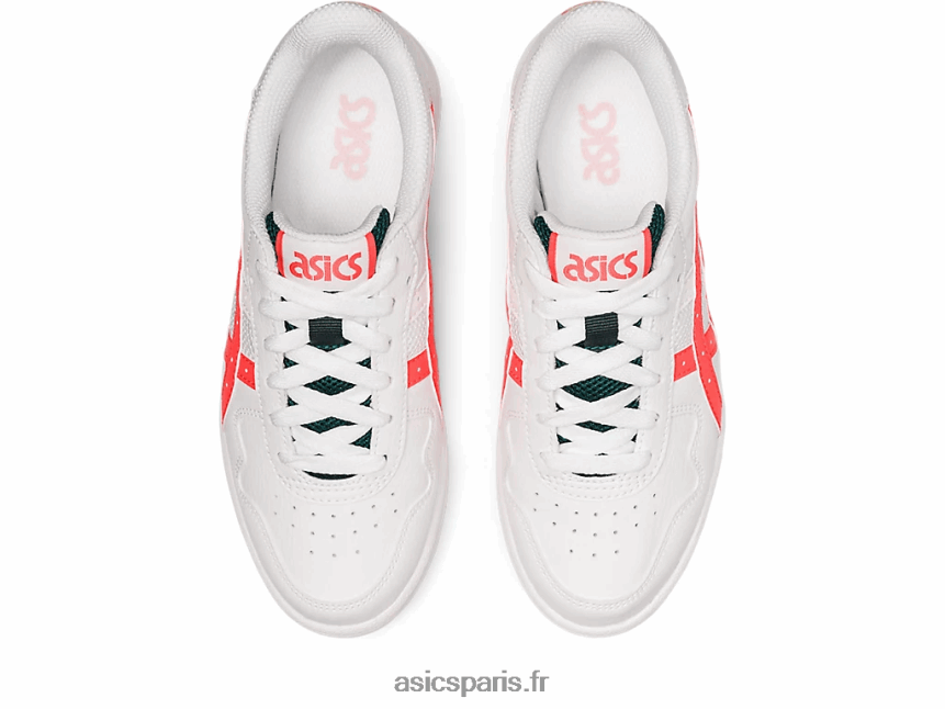 enfants Asics école primaire du japon BXL8B24415 blanc/rose vif