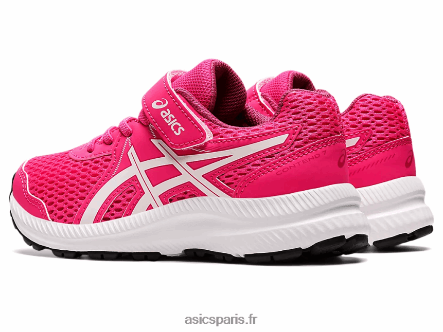 enfants Asics contester 7 préscolaire BXL8B24467 rose brillant/blanc