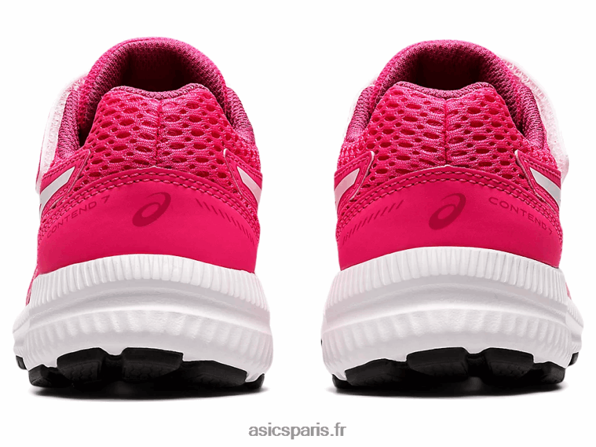 enfants Asics contester 7 préscolaire BXL8B24467 rose brillant/blanc