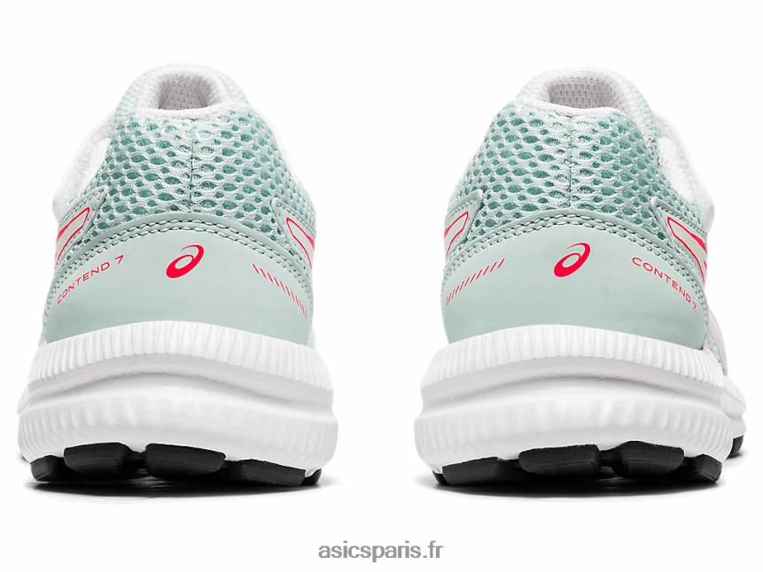 enfants Asics contester 7 préscolaire BXL8B24546 ange aqua/blanc