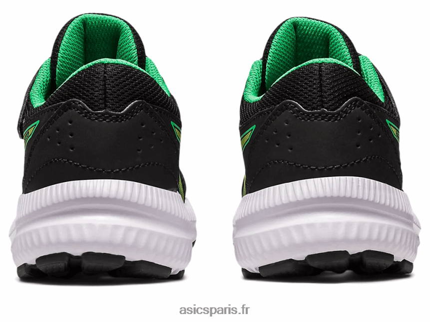 enfants Asics contester 8 préscolaire BXL8B24243 noir/zeste de citron vert
