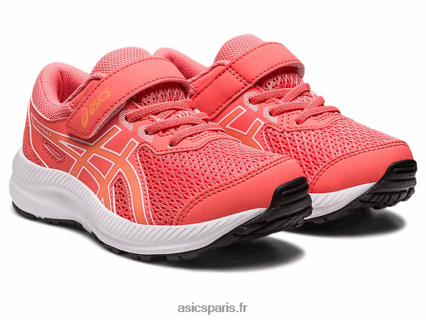 enfants Asics contester 8 préscolaire BXL8B24259 papaye/dune d\'été