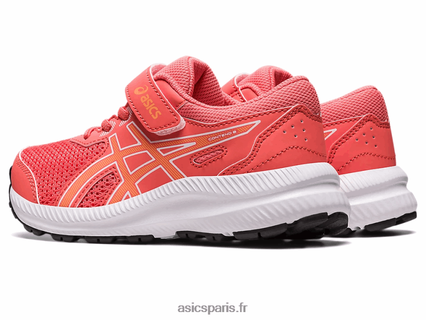 enfants Asics contester 8 préscolaire BXL8B24259 papaye/dune d\'été