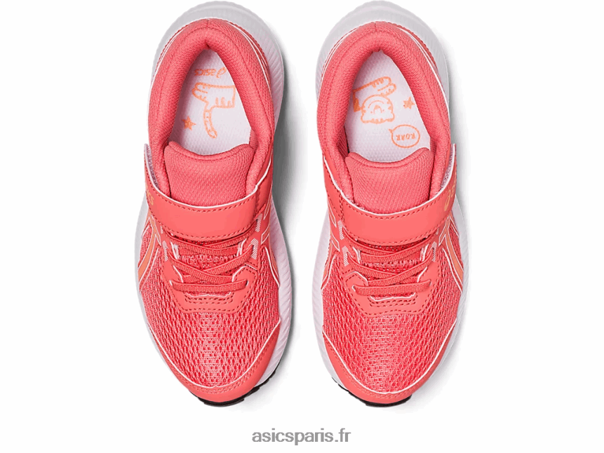 enfants Asics contester 8 préscolaire BXL8B24259 papaye/dune d\'été