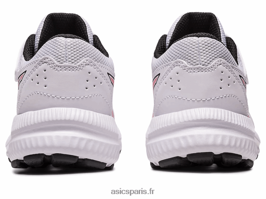 enfants Asics contester 8 préscolaire BXL8B24297 blanc/rouge électrique