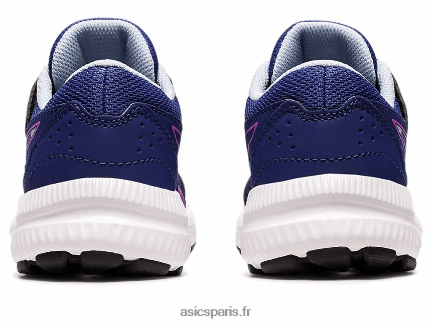 enfants Asics contester 8 préscolaire BXL8B24396 bleu marine/orchidée