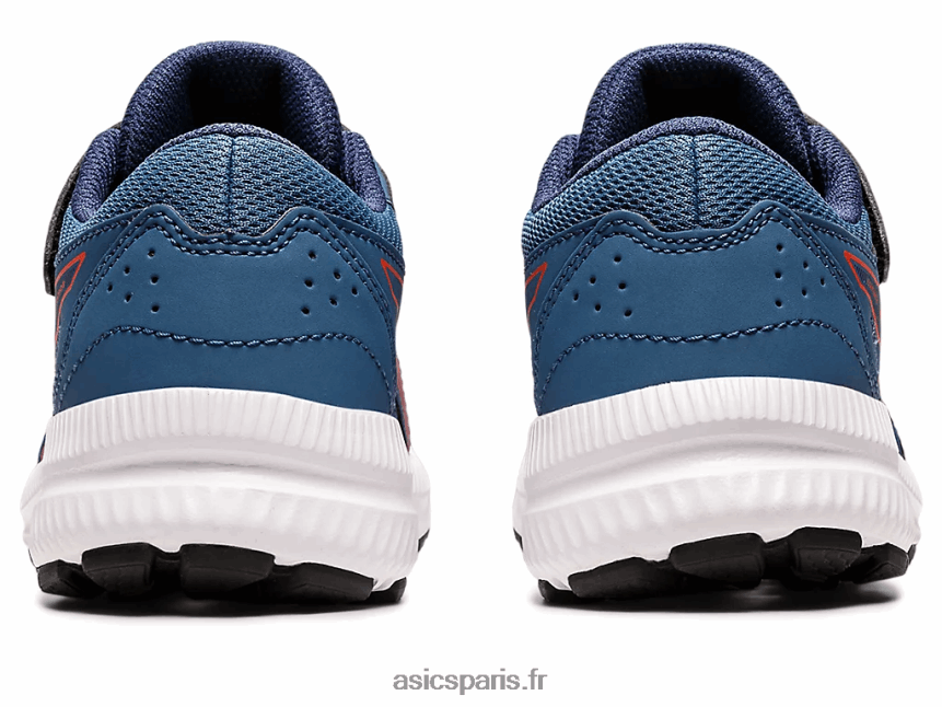 enfants Asics contester 8 préscolaire BXL8B24398 azur/tomate cerise