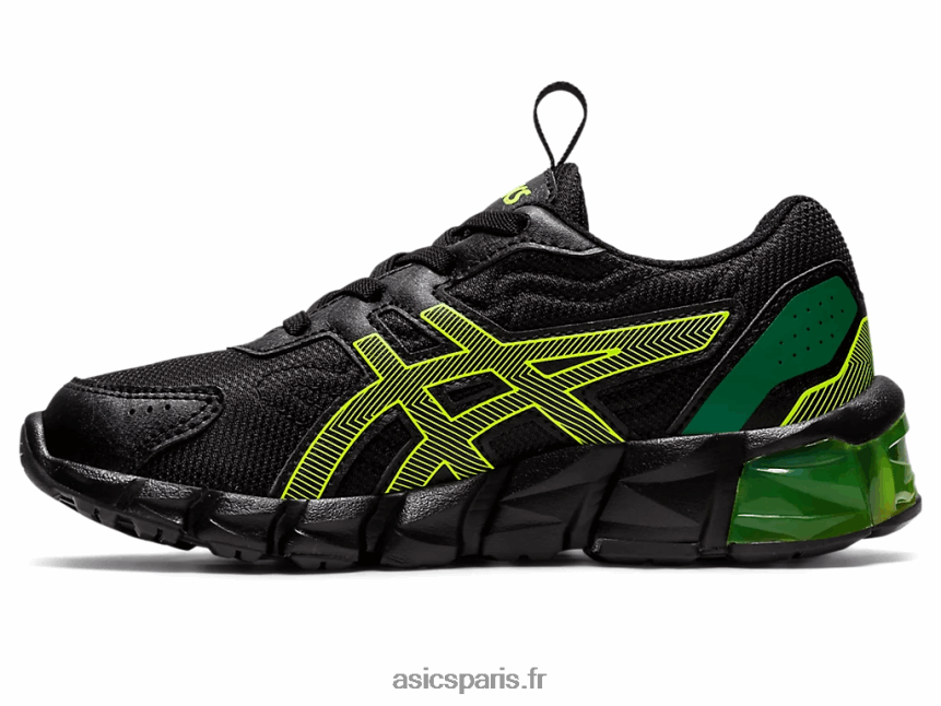 enfants Asics gel-quantum 90 3 préscolaire BXL8B24355 noir/jaune de sécurité