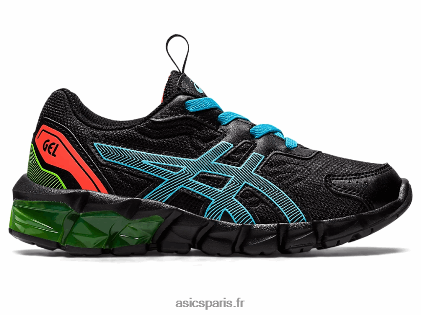 enfants Asics gel-quantum 90 3 préscolaire BXL8B24386 noir/aquarium