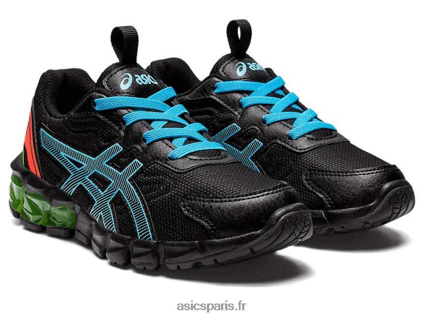enfants Asics gel-quantum 90 3 préscolaire BXL8B24386 noir/aquarium