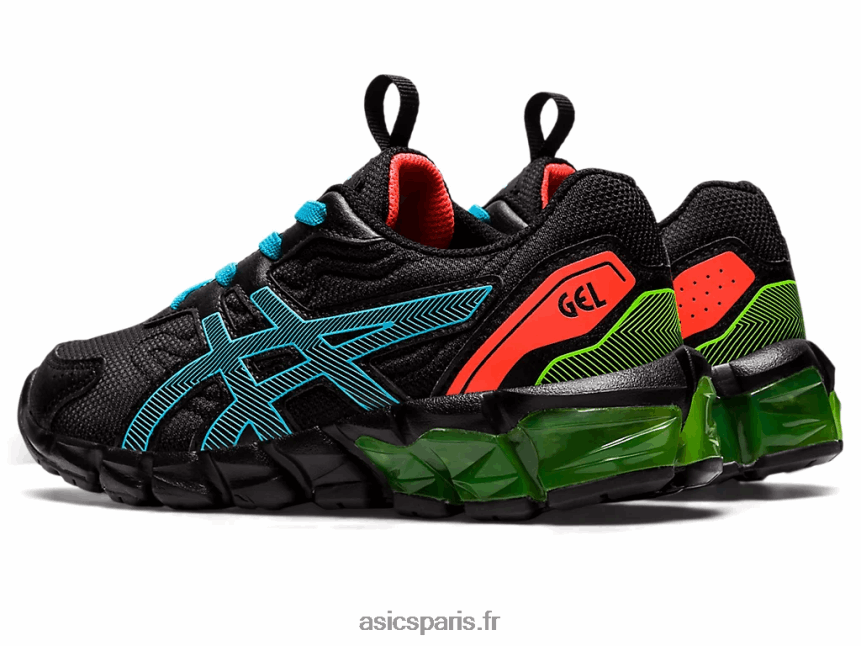 enfants Asics gel-quantum 90 3 préscolaire BXL8B24386 noir/aquarium