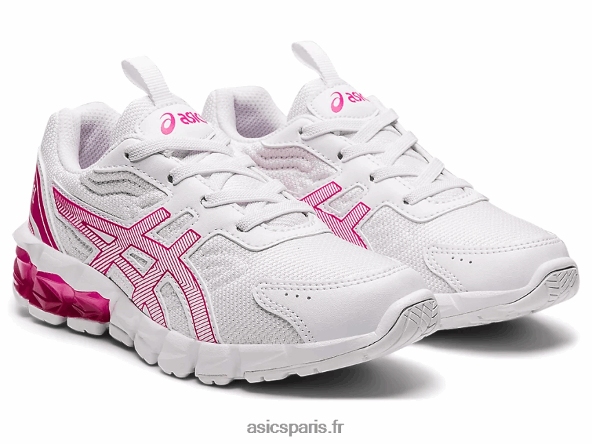 enfants Asics gel-quantum 90 3 préscolaire BXL8B24514 rave blanc/rose