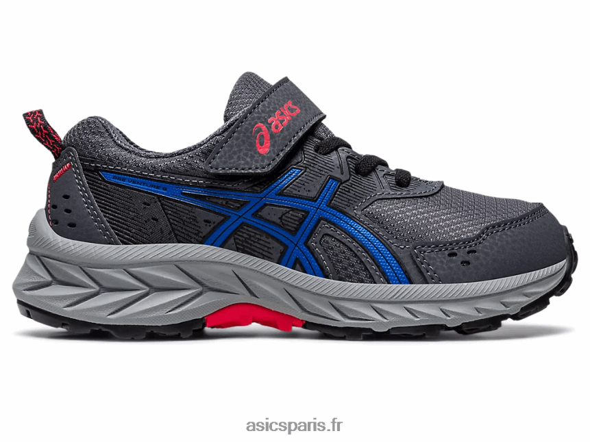 enfants Asics gel-venture 9 préscolaire BXL8B24217 gris porteur/bleu thon