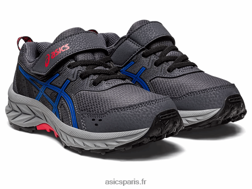enfants Asics gel-venture 9 préscolaire BXL8B24217 gris porteur/bleu thon