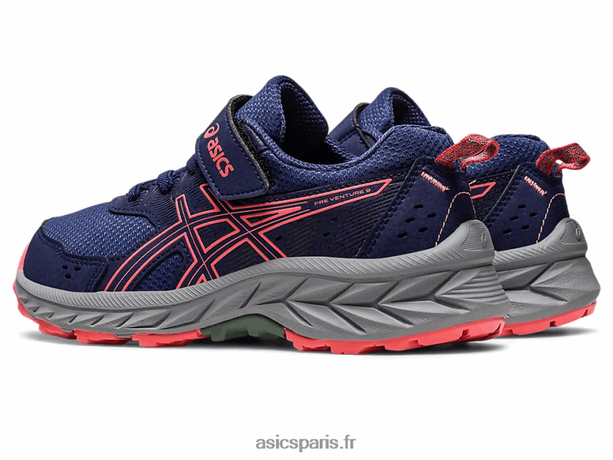 enfants Asics gel-venture 9 préscolaire BXL8B24218 bleu indigo/papaye