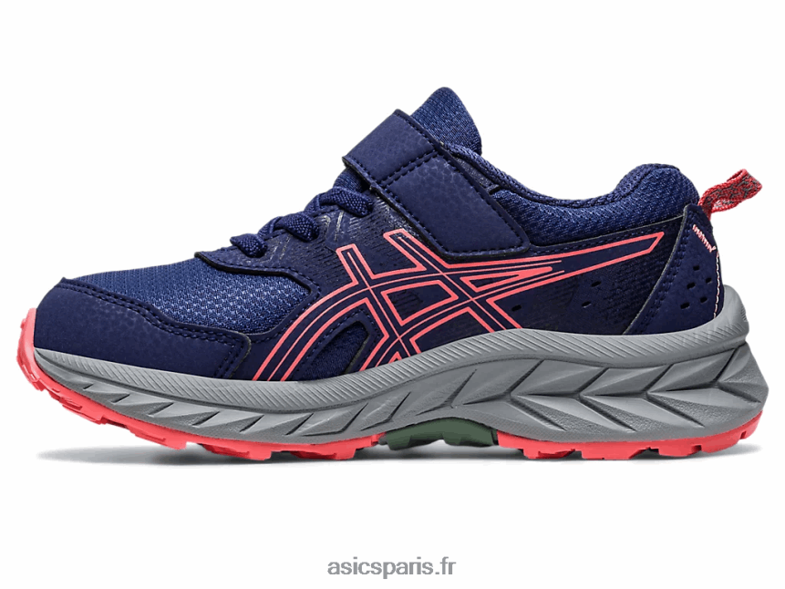 enfants Asics gel-venture 9 préscolaire BXL8B24218 bleu indigo/papaye