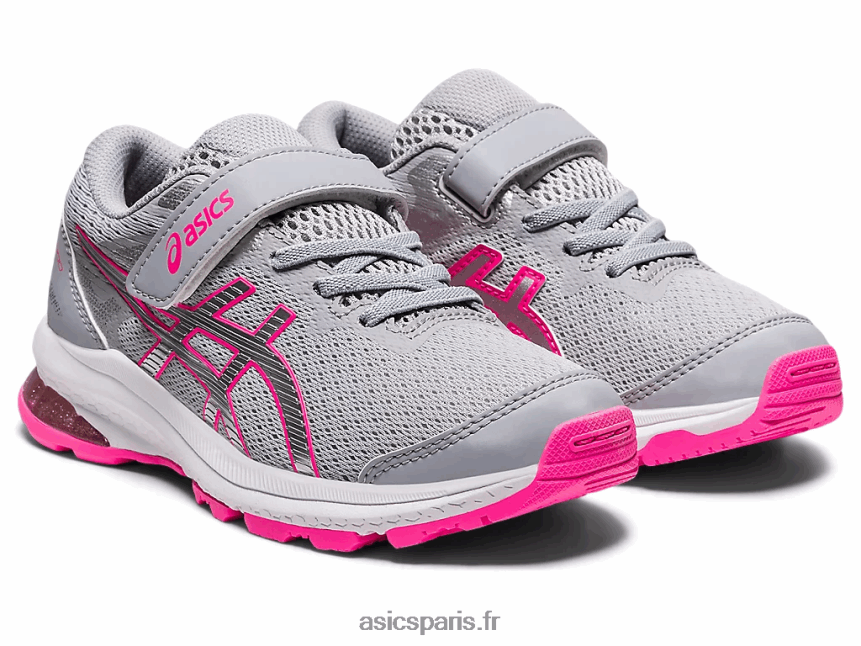 enfants Asics gt-1000 10 préscolaire BXL8B24312 gris piémont/argent pur