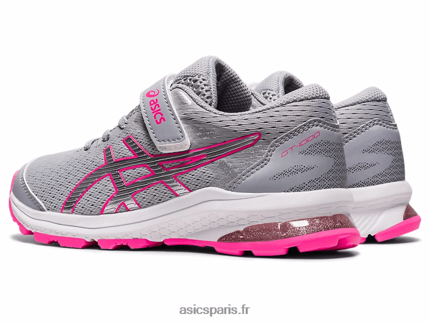 enfants Asics gt-1000 10 préscolaire BXL8B24312 gris piémont/argent pur