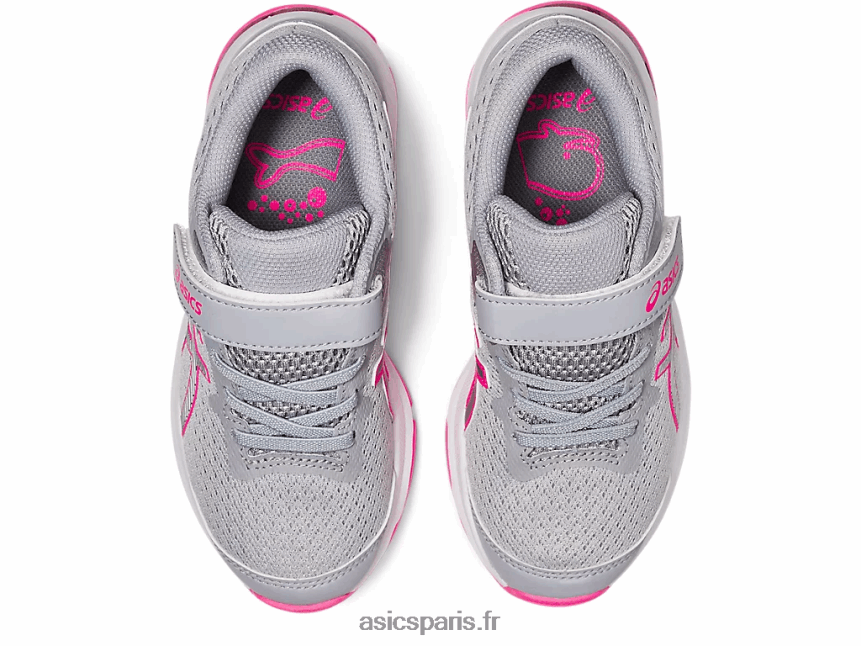enfants Asics gt-1000 10 préscolaire BXL8B24312 gris piémont/argent pur