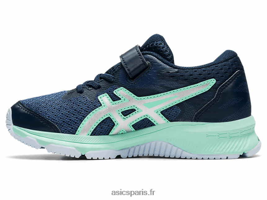enfants Asics gt-1000 10 préscolaire BXL8B24506 bleu tonnerre/argent pur