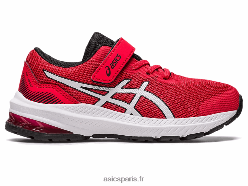 enfants Asics gt-1000 11 préscolaire BXL8B24254 rouge électrique/blanc