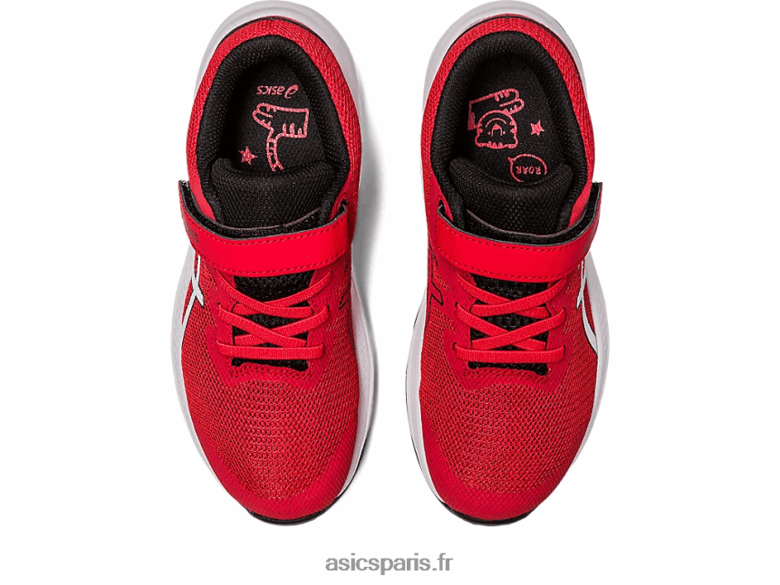 enfants Asics gt-1000 11 préscolaire BXL8B24254 rouge électrique/blanc