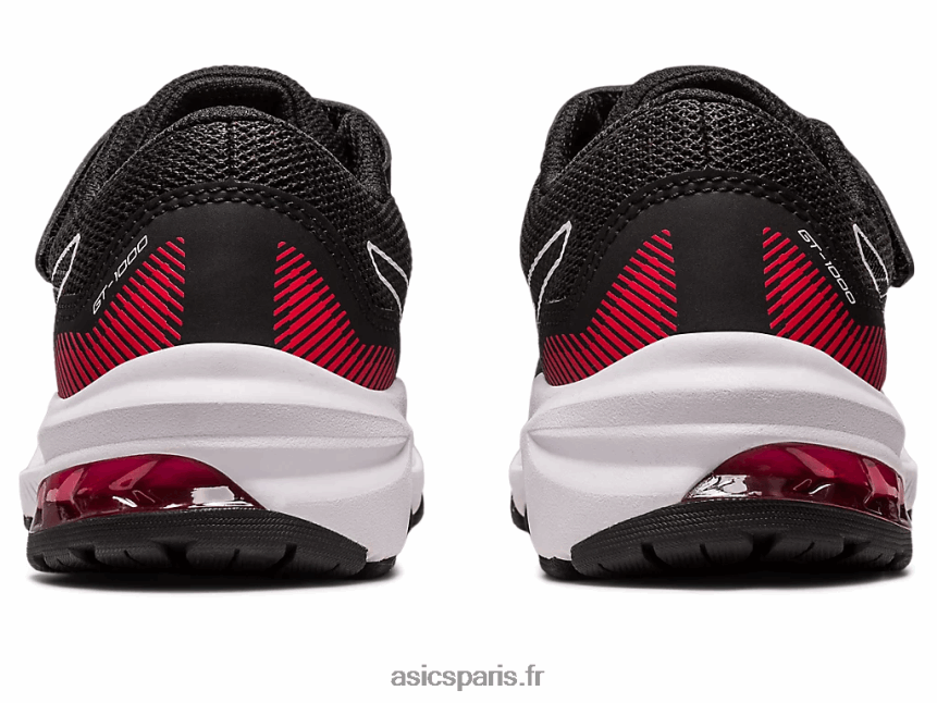 enfants Asics gt-1000 11 préscolaire BXL8B24288 noir/rouge électrique