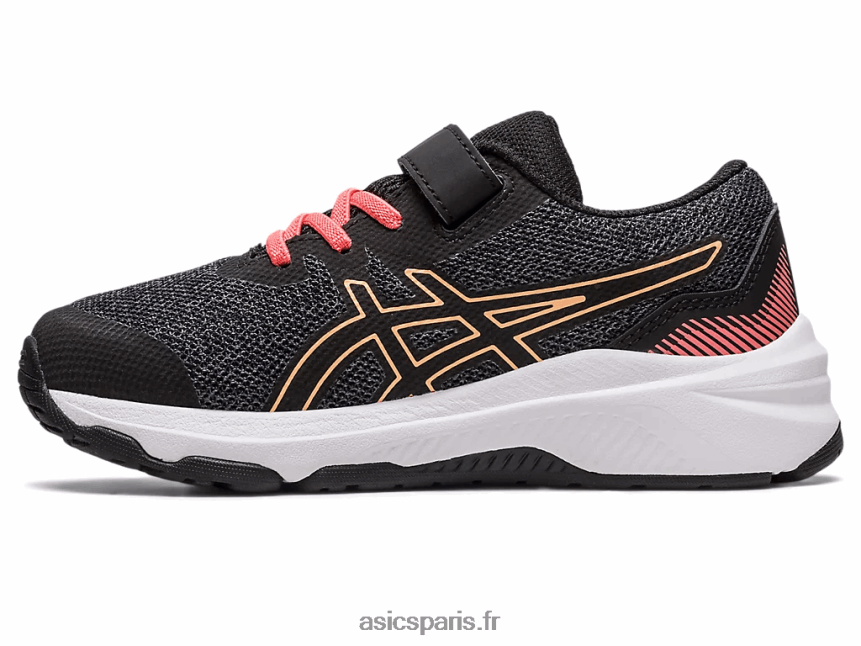 enfants Asics gt-1000 11 préscolaire BXL8B24296 noir/papaye