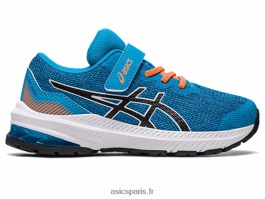 enfants Asics gt-1000 11 préscolaire BXL8B24320 bleu île/noir