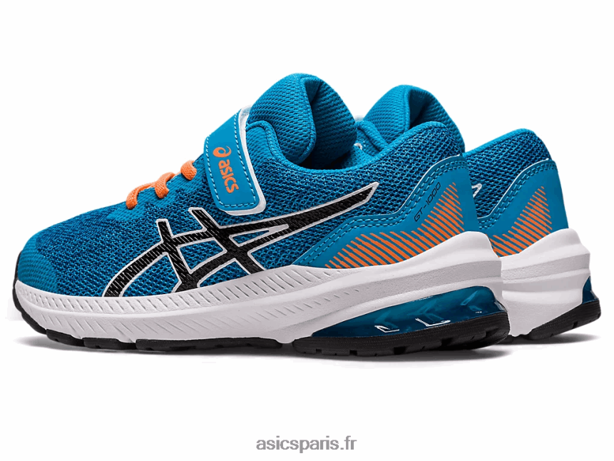 enfants Asics gt-1000 11 préscolaire BXL8B24320 bleu île/noir